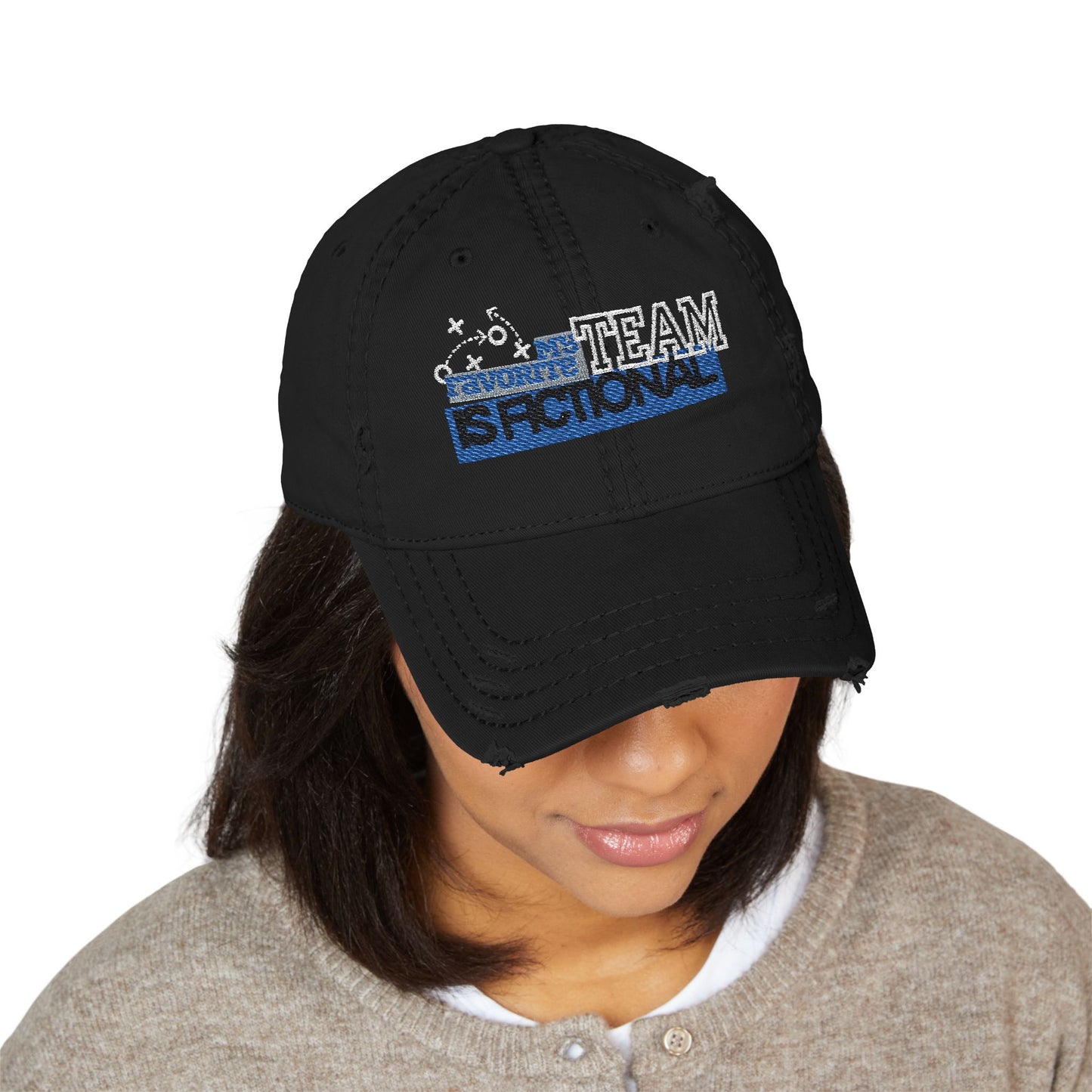 Sports romance embroidered hat