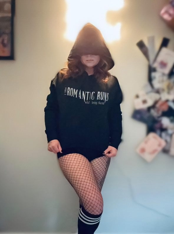 Cropped Romantic Runs hoodie