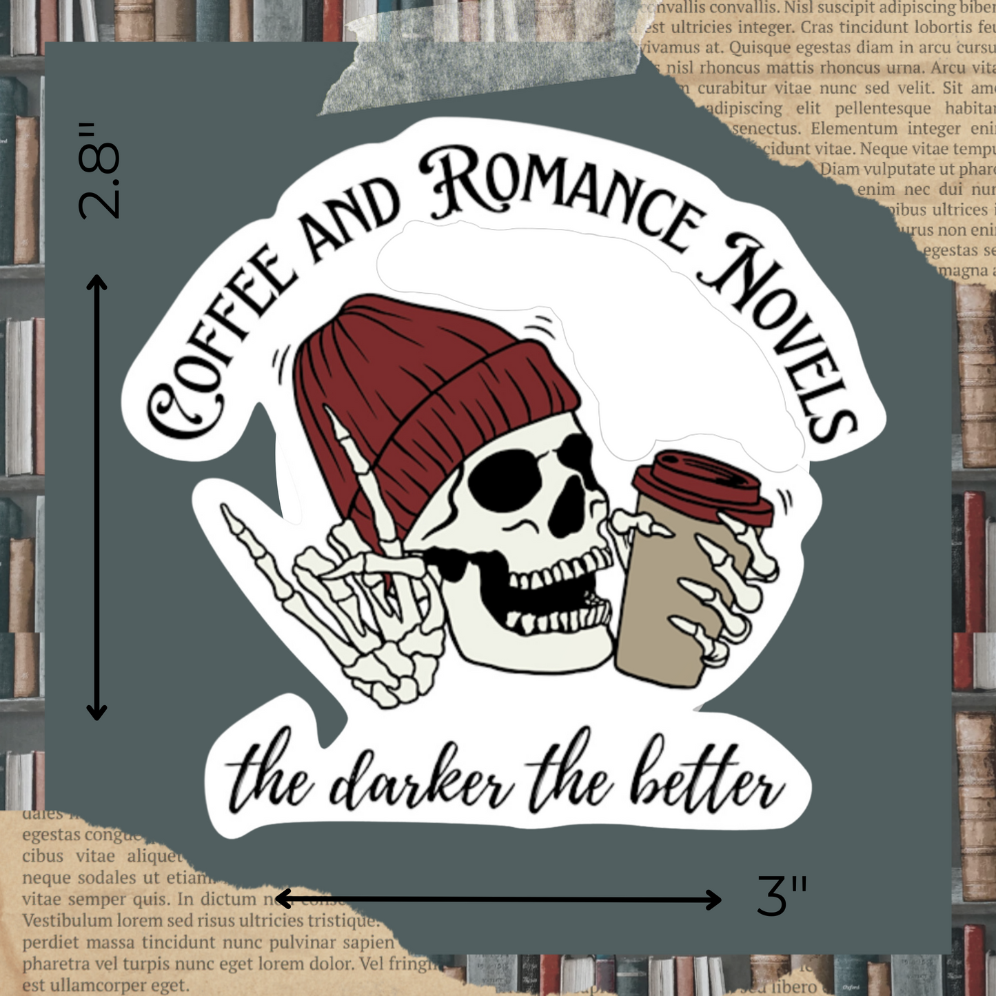 Coffee and Romance Sticker