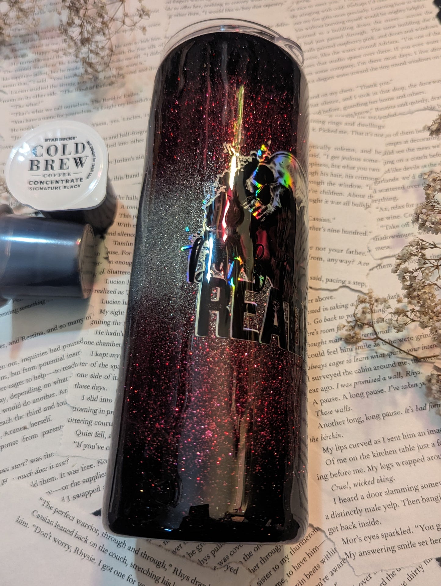 Dark Romance Reader Tumbler