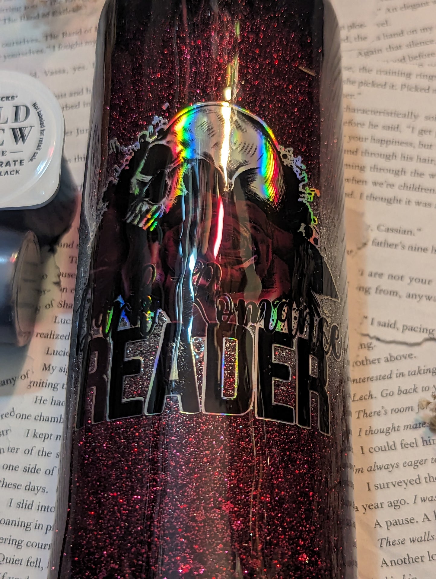 Dark Romance Reader Tumbler