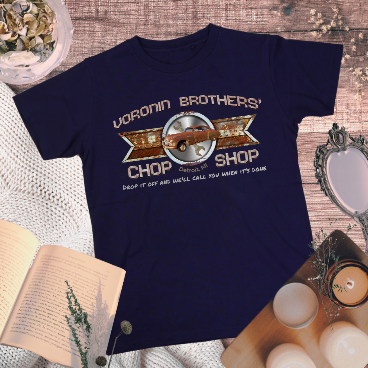 Eva Ashwood: Voronin Brothers' Chop Shop tee