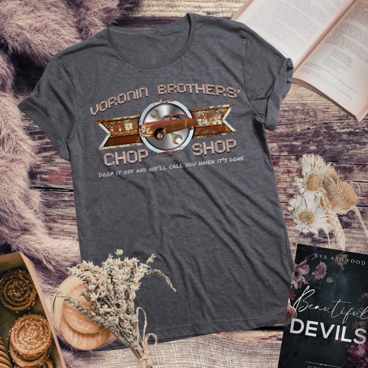 Eva Ashwood: Voronin Brothers' Chop Shop tee