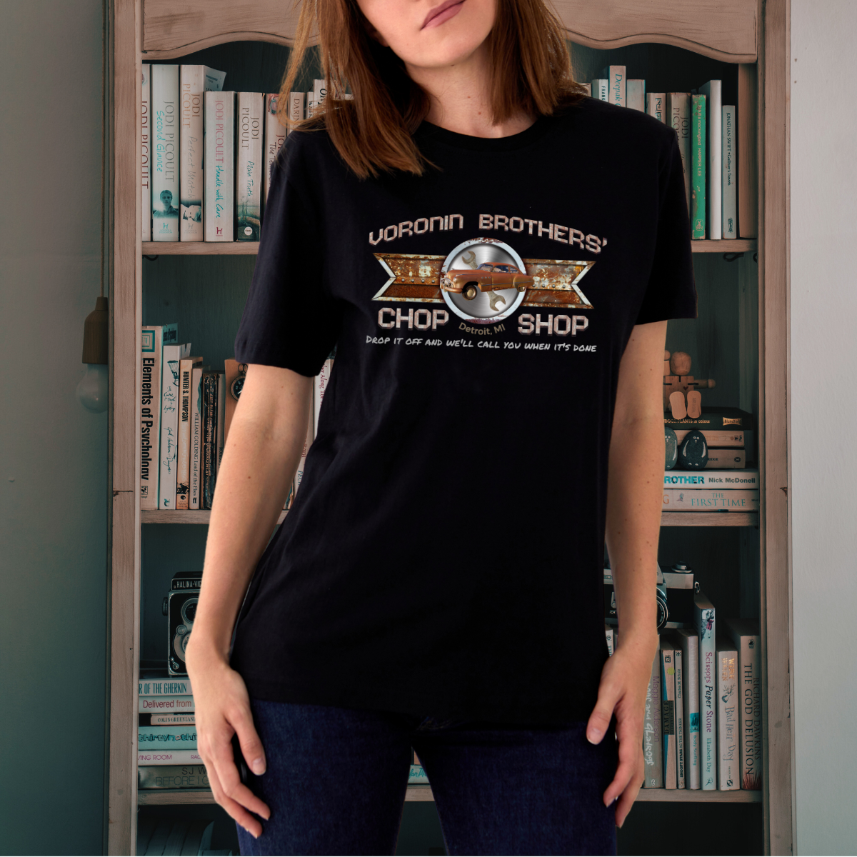Eva Ashwood: Voronin Brothers' Chop Shop tee